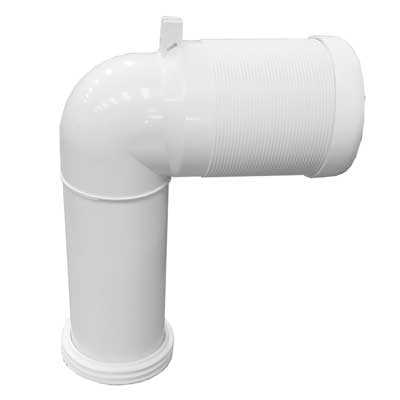 CURVA WC BIANCA SPECIALE L INT. 60-150MM