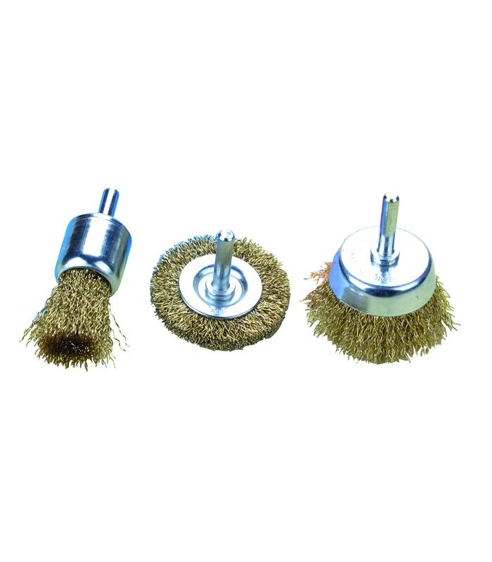 VIGOR SPAZZOLE TRAPANO 3 PZ
