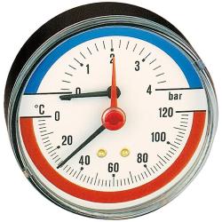 TERMOMANOMETRO POSTERIORE 1/2 4B 0-120°C