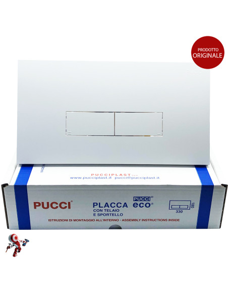 PLACCA PUCCI ECO BIANCA DOP.PULS+TELAIO CM28 80179580