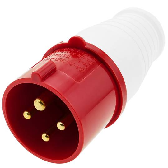 SPINA INDUSTRIALE 400V IP44 16A 3FASI+TERRA