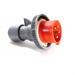 SPINA INDUSTRIALE C/GHIERA 400V IP67 16A 3FASI+TERRA