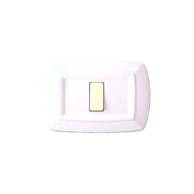 PLACCA BIANCA 503 1 POSTO