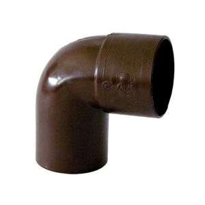 CURVA CH PVC 80 MARRONE