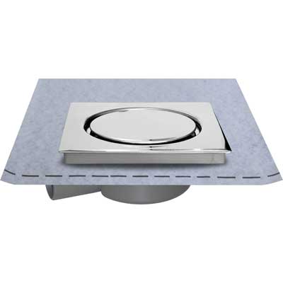 POZZETTO 15X15+TELO DOCCIA 1MTX1,5MT
