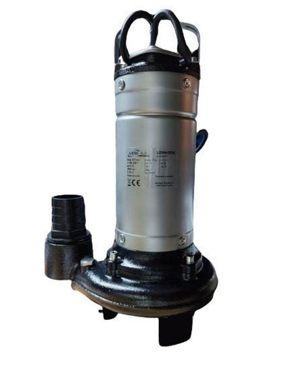 ELETTROPOMPA SOMMERSA LEO POMPE TRITUR. 2HP LSWM200CA 16MT-500LT/MIN