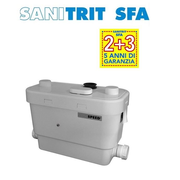 TRITURATORE SANISPEED PLUS+ ACQUE GRIGIE