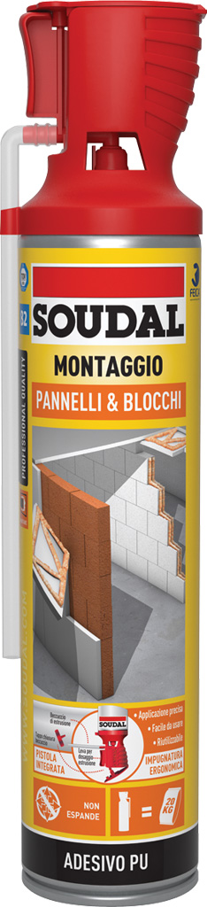 SOUDAL SCHIUMA POLIURETANICA DI MONTAGGIO